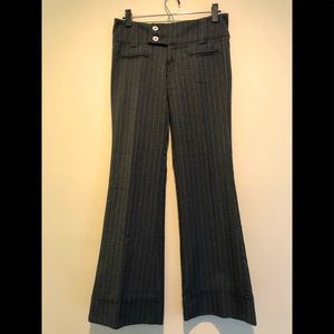 Grey striped dress pants.  Odds and Ends brand.  Size 1.